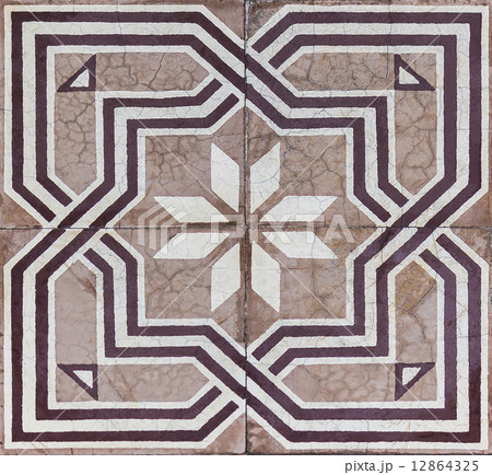 Classic seamless pattern floor tiles 12864325