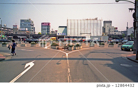 1990年代の記録 東大宮駅西口 埼玉県大宮市の写真素材