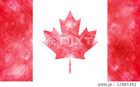 カナダ 国旗 国のイラスト素材 12865362 Pixta