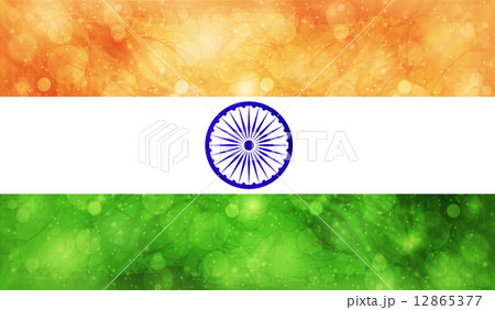 インド 国旗 国のイラスト素材