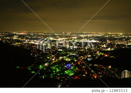 岐阜市街地の夜景 12865515