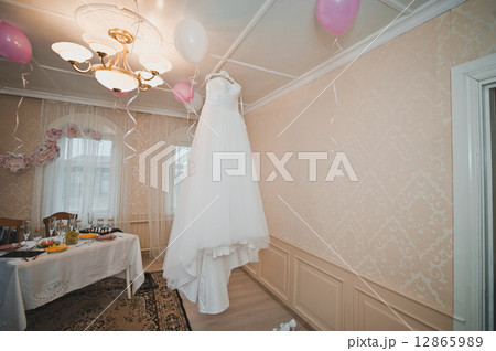 Wedding dress on a chandelier 935. Wedding dress on a chandelier 935. 12865989