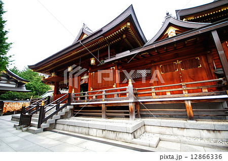 湯島天神　拝殿　（湯島天満宮）　東京都 文京区 12866336