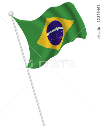ブラジル 国旗 国 旗 のイラスト素材
