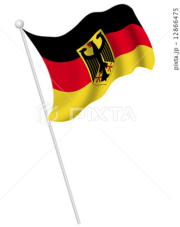 ドイツ 国旗 国 旗 のイラスト素材