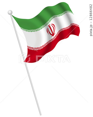 イラン　国旗　国　旗　 12866482