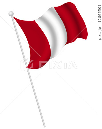 ペルー　国旗　国　旗　 12866501
