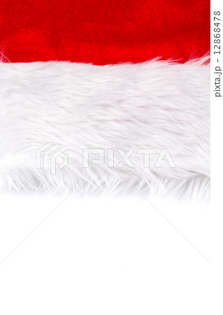 Santa Claus red hat isolated on white background 12868478