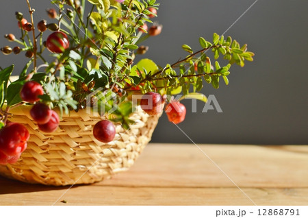 秋の実のアレンジ　 12868791