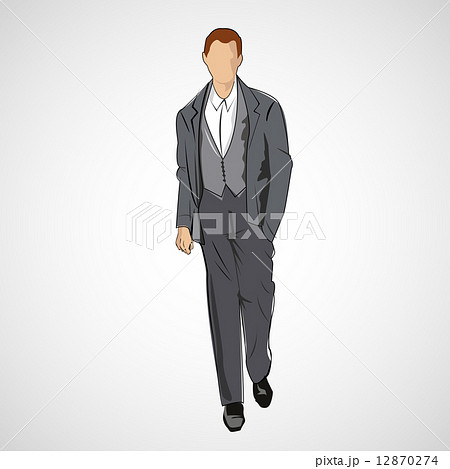 Vector sketch man in fashion clothes eps Vector sketch man in fashion clothes eps 12870274