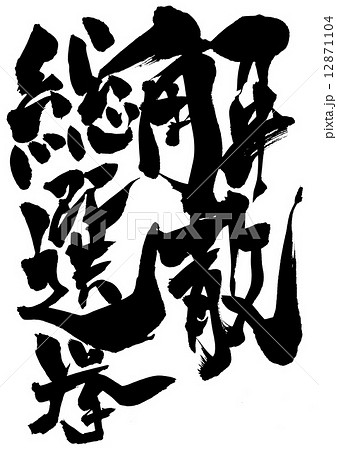 解散総選挙・・・文字 12871104