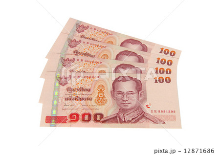 Hundred thai baht Hundred thai baht 12871686