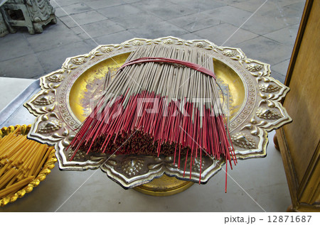 Thai incense preparation in Bangkok Thai incense preparation in Bangkok 12871687