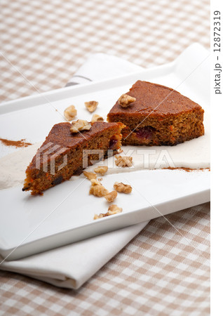 fresh healthy carrots and walnuts cake dessert fresh healthy carrots and walnuts cake dessert 12872319
