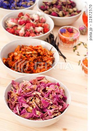 Herbal natural floral tea infusion with dry flowers 12872570