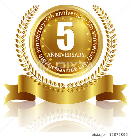 メダル フレーム リボンのイラスト素材