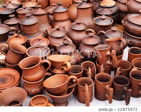 Handmade ceramic pottery Handmade ceramic pottery 12875972