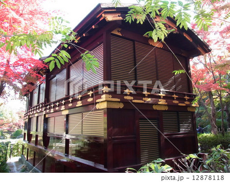 紅葉の国指定重要文化財「船屋形」(神戸相楽園) 紅葉の国指定重要文化財「船屋形」(神戸相楽園) 12878118