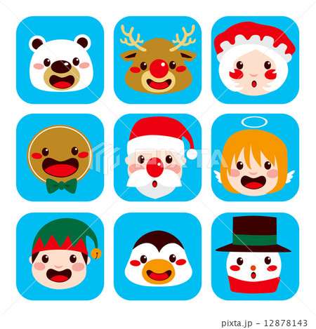 Christmas Character Faces 12878143