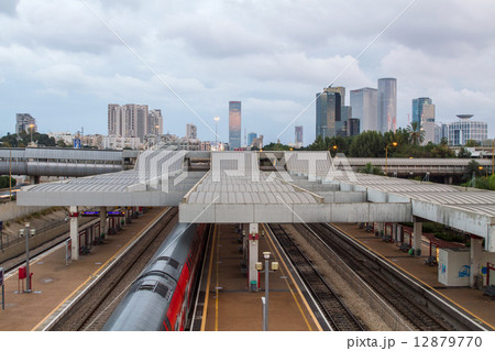 Tel Aviv  Skyline at night 12879770