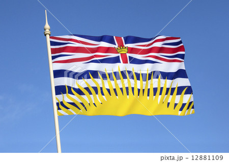 Flag of British Columbia - Canada 12881109