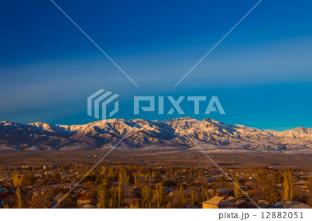 Mountain alps at sunset Mountain alps at sunset 12882051