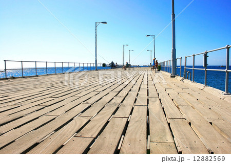 People on the pier 12882569