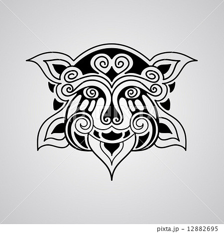 vector lion tattoo sketch 12882695