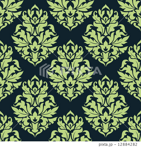 Green floral seamless pattern 12884282