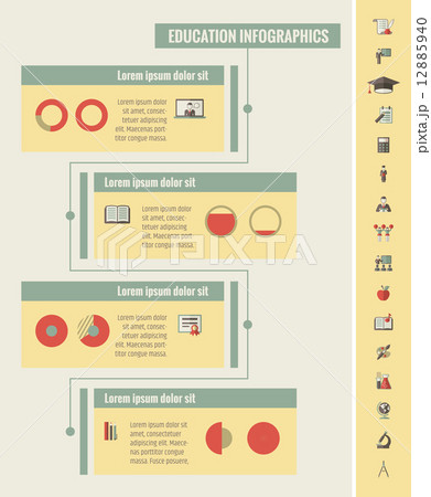 Education Infographic Elements. Education Infographic Elements. 12885940