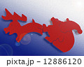 サンタクロースとトナカイ サンタクロースとトナカイ 12886120