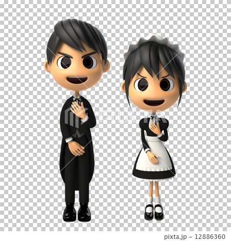 メイドさんと執事 12886360