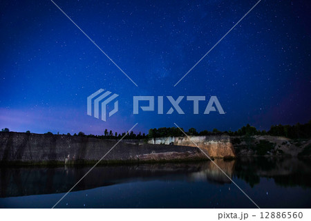 Star on night sky Star on night sky 12886560
