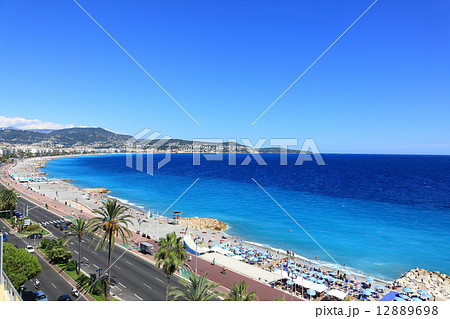 美しいニースの海岸 美しいニースの海岸 12889698