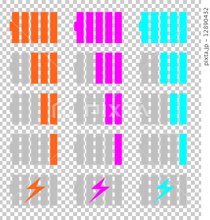 電池残量マーク 電池残量マーク 12890432