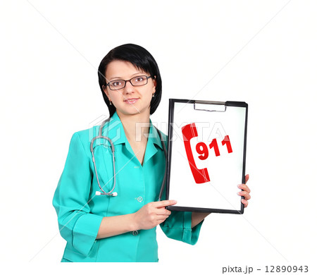 clipboard with 911 symbol clipboard with 911 symbol 12890943