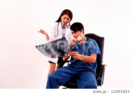 Medical, Professional Doctor with white uniform, Surgeon with Blue Uniform, Mask, Files, Paper,Joyfu Medical, Professional Doctor with white uniform, Surgeon with Blue Uniform, Mask, Files, Paper,Joyfu 12891803