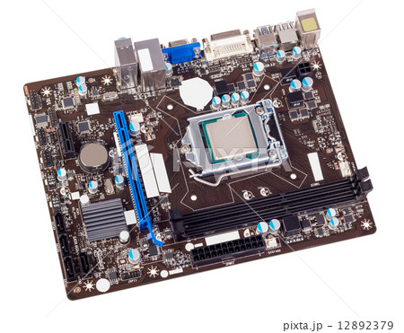 Electronic collection - Computer motherboard without CPU cooler 12892379