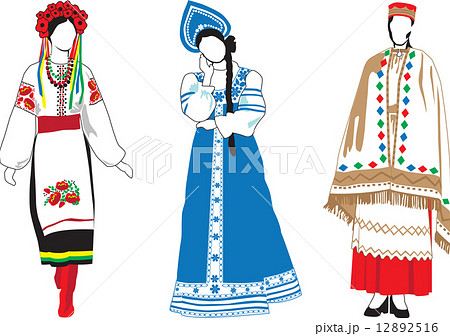 slavic girls in national costumes slavic girls in national costumes 12892516