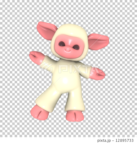 羊的吉祥物 12895733