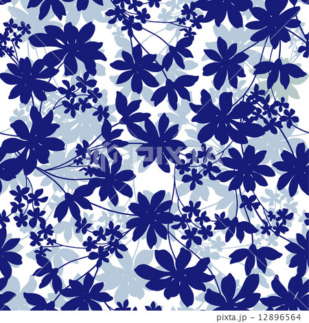 シームレスな花柄のイラスト素材 [12896564] - PIXTA