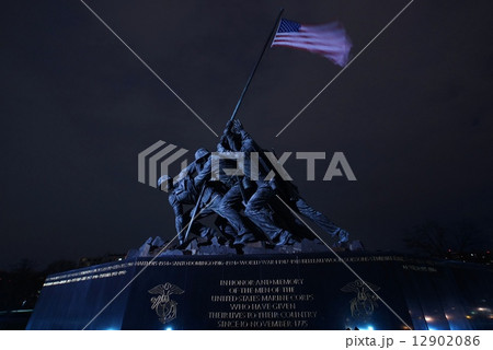 アメリカ　ワシントンDC 硫黄島メモリアル 12902086