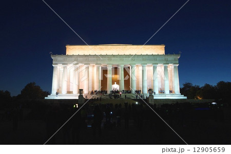 アメリカ ワシントンDC リンカーン記念館 アメリカ ワシントンDC リンカーン記念館 12905659
