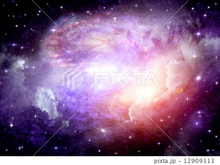 galaxy in a free space 12909313