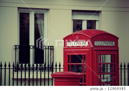 telephone booth and mail box 12909385