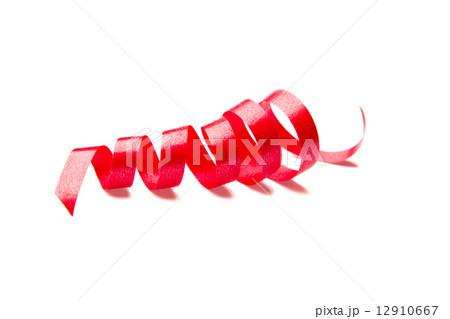 red ribbon isolated on white background red ribbon isolated on white background 12910667