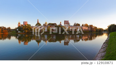 Panorama of Novodevichiy convent in Moscow Russia 12910871