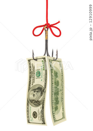 Fishing hook and money Fishing hook and money 12910999