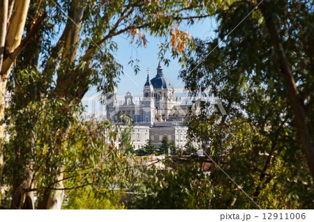 Royal Palace and the Almudena Cathedral - Madrid Spain 12911006