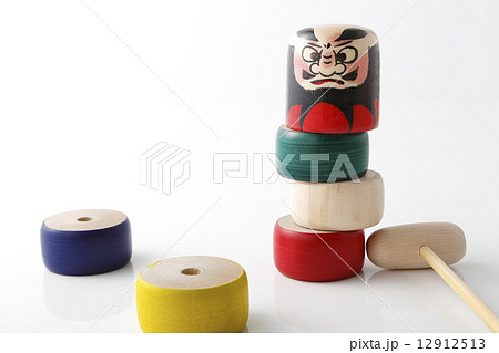 だるまおとしの写真素材